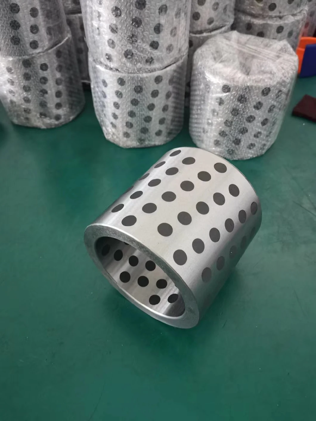 Casting Iron Base Graphite Lubricating Bushing Oilless Automobile Die And Injection Moulding Bushing TCB506Iron Bearing