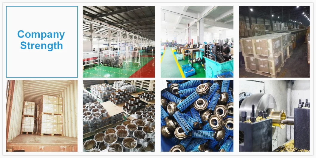 TEHCO Agriculture and Heavy Duty Machine Bear with Diamond Oil Sockets CuSn8P Wrapped Bronze Bushing of Excellent Performance.