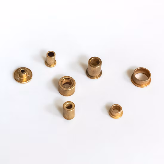 Buchas de óleo sinterizado à base de cobre metalúrgico do pó para motores de máquinas de lavar