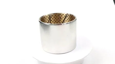Rolamento de bucha de metal de engenheiro TEHCO com bolso de óleo personalizado chapeamento de cobre bucha de rolamento bimetálico deslizante