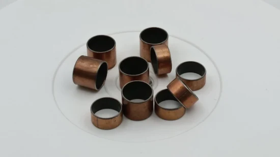 Bucha de composto de metal-polímero estanhado Du Dx Bucha de rolamento feita sob medida Bucha de bronze Rolamento sem óleo